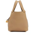 Hermès Beige Marfa Clemence Picotin Lock 18 Gold Hardware - Image 3